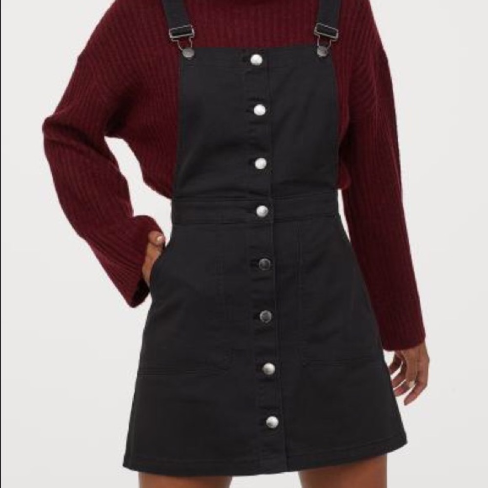 H&M bib overall dress